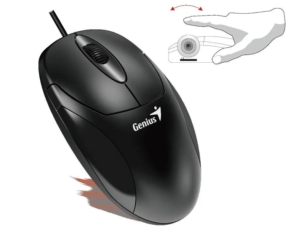 Set Tastatură + Mouse Genius Smart KM-200, Cu fir, Negru