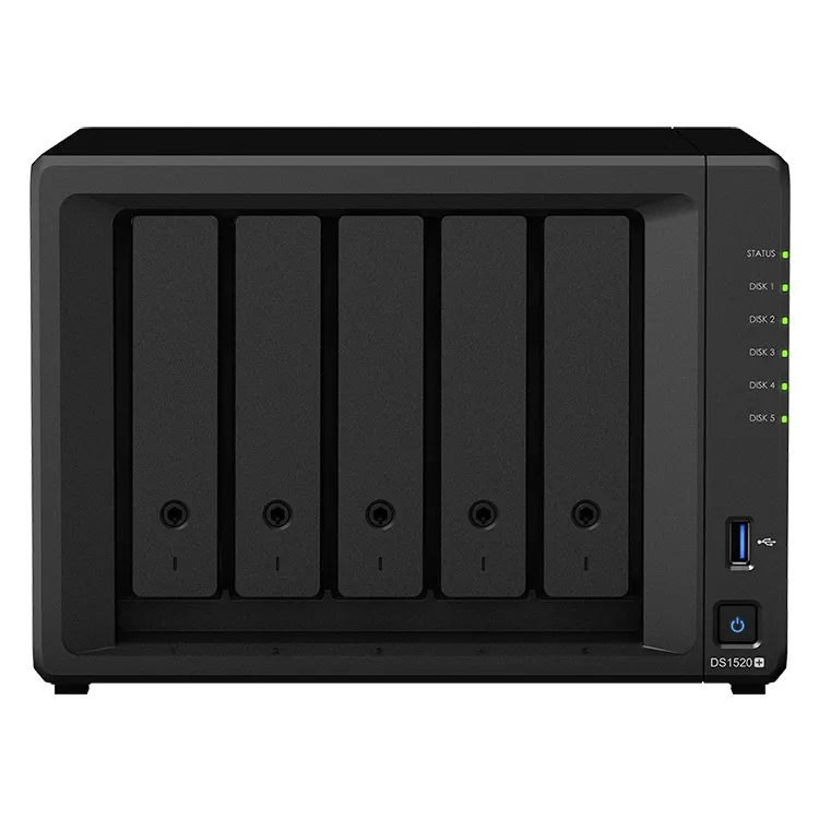 Stocare atașată la rețea SYNOLOGY DS1520+, Negru