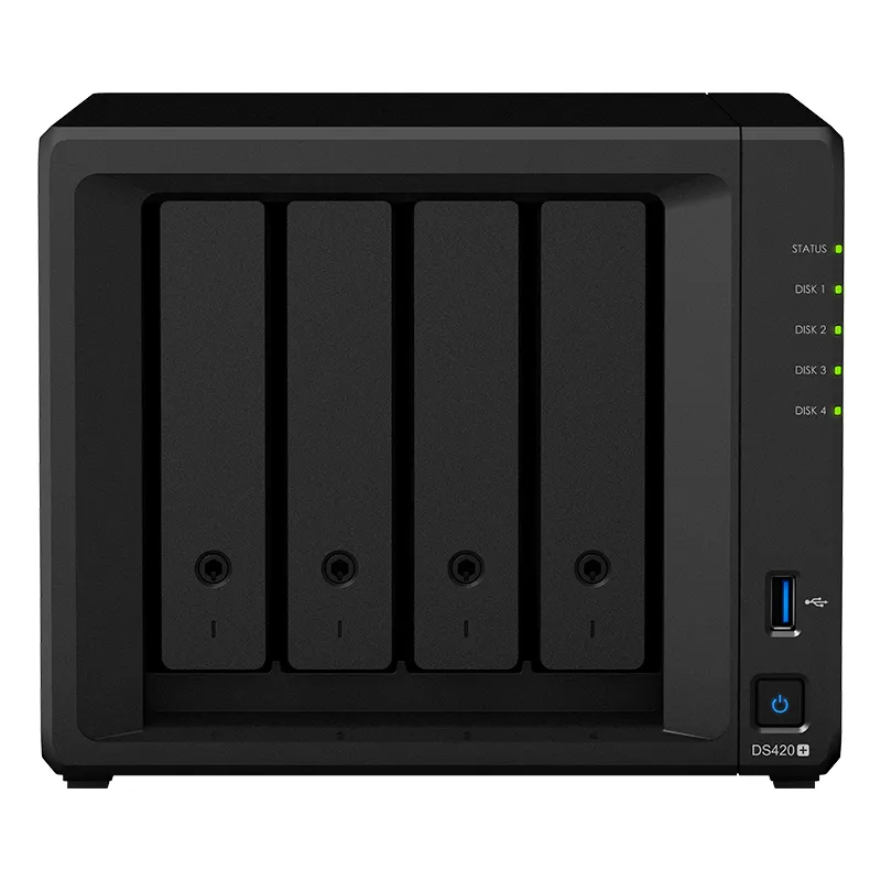 Stocare atașată la rețea SYNOLOGY DS420+, Negru