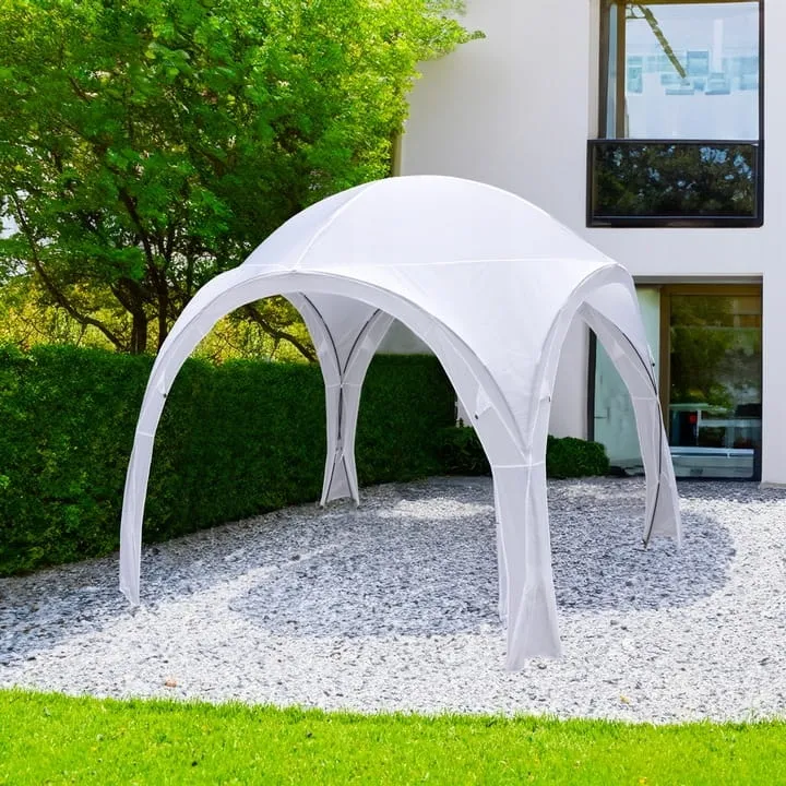 Cort pavilion alb JUMI 320x320x250cm 