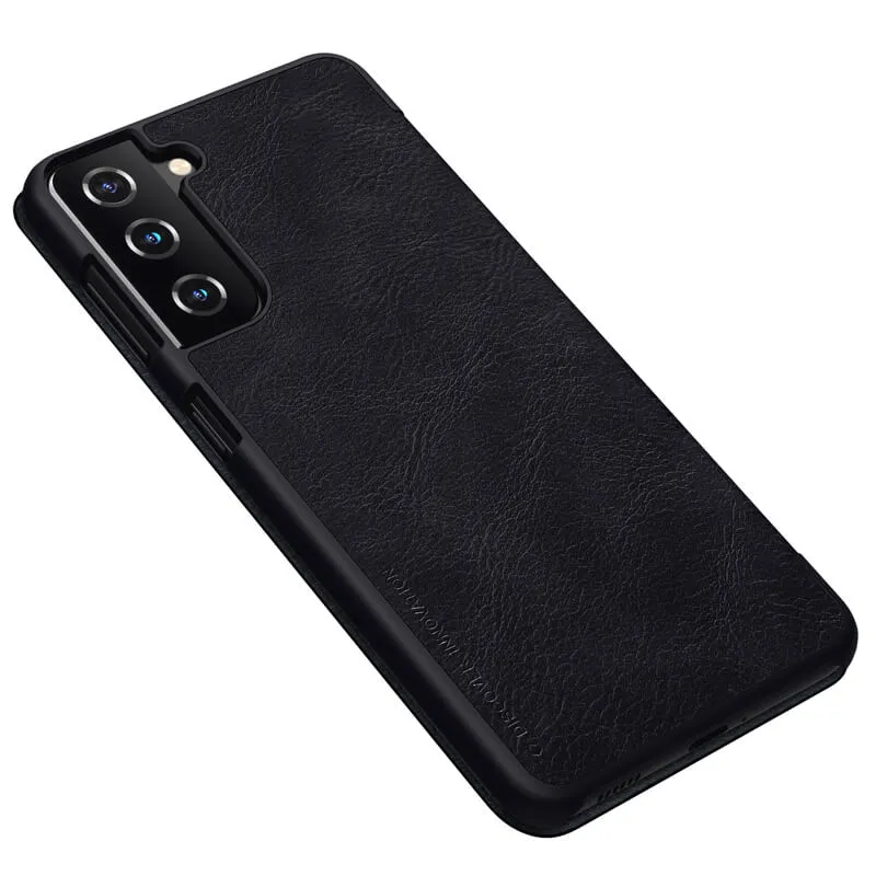Husă tip carte Nillkin Galaxy S21+ - Qin LC, Negru
