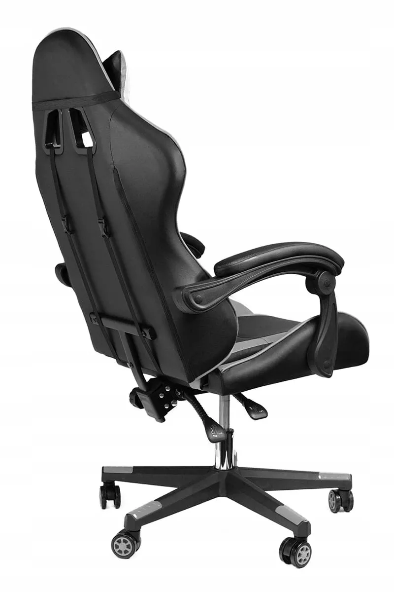Fotoliu gaming ARAGON (gri/negru/alb)