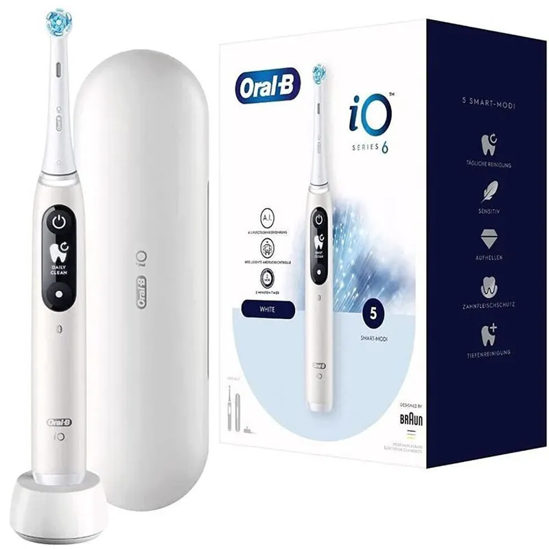 Periuță de dinți electrică Oral-B iO Series 6, Alb