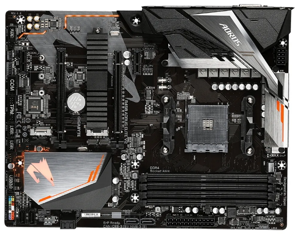 Placă de bază Gigabyte B450 AORUS ELITE V2, AM4, AMD B450, ATX