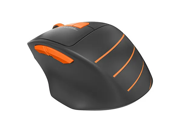 Mouse Wireless A4Tech FG30, Negru/Portocaliu