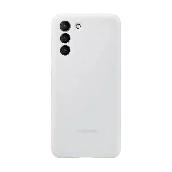 Husă Samsung Silicone Cover for Galaxy S21, Gri deschis