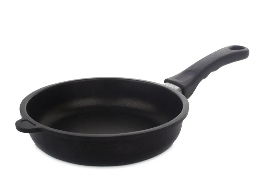 Tigaie AMT Gastroguss AMT-520-E, 1L, 20cm, Negru