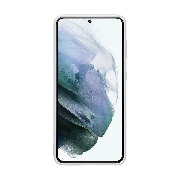 Husă Samsung Silicone Cover for Galaxy S21, Gri deschis