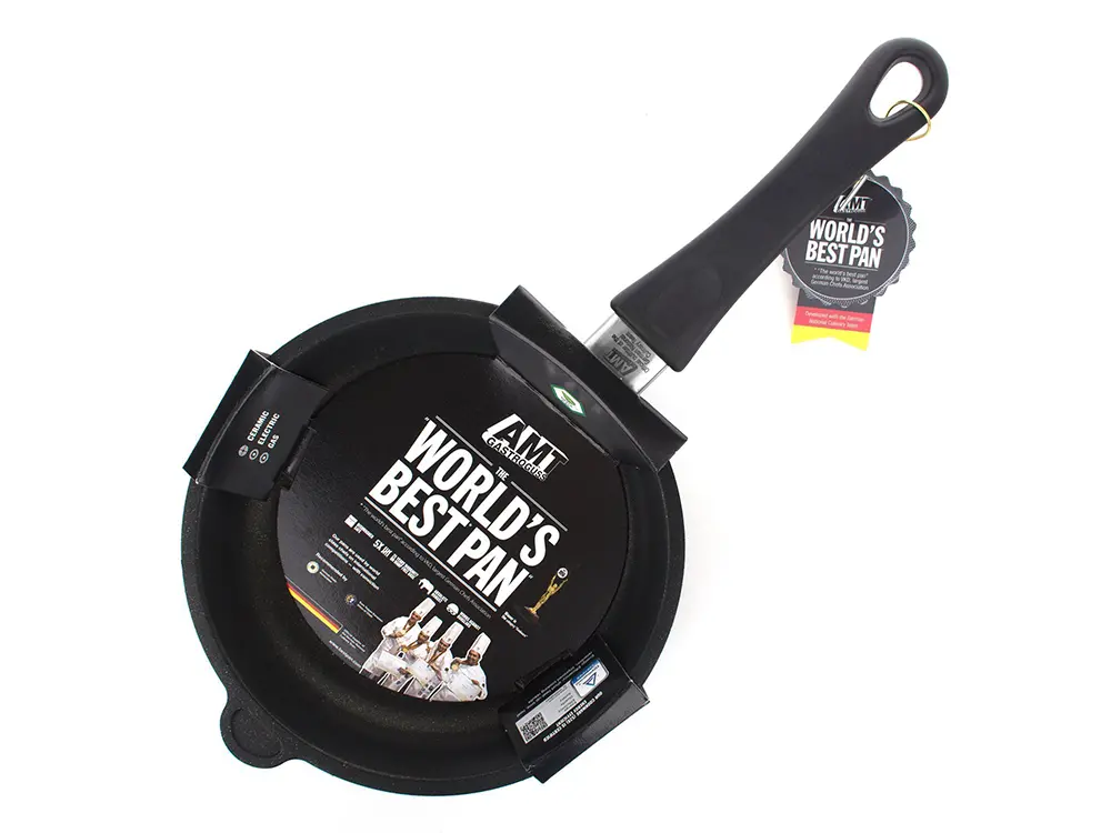 Tigaie AMT Gastroguss AMT-520-E, 1L, 20cm, Negru