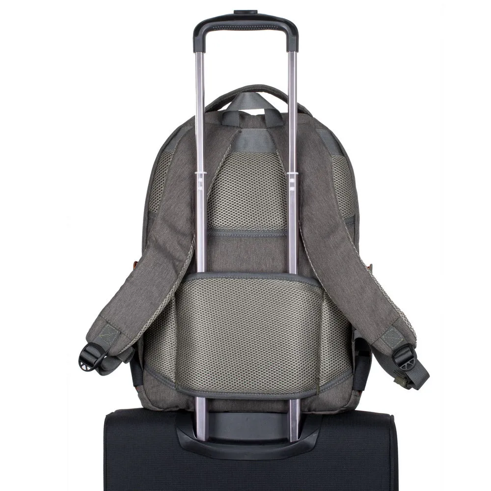 Rucsac pentru Laptop RivaCase Galapagos, 15.6", Poliester, Khaki