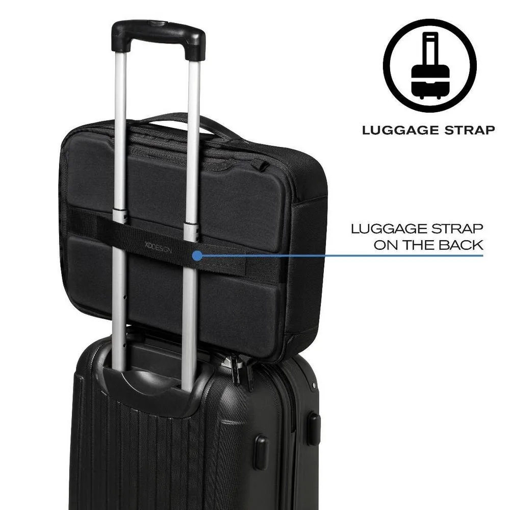 Rucsac pentru Laptop Bobby Bizz, 15.6", Piele artificială, Negru