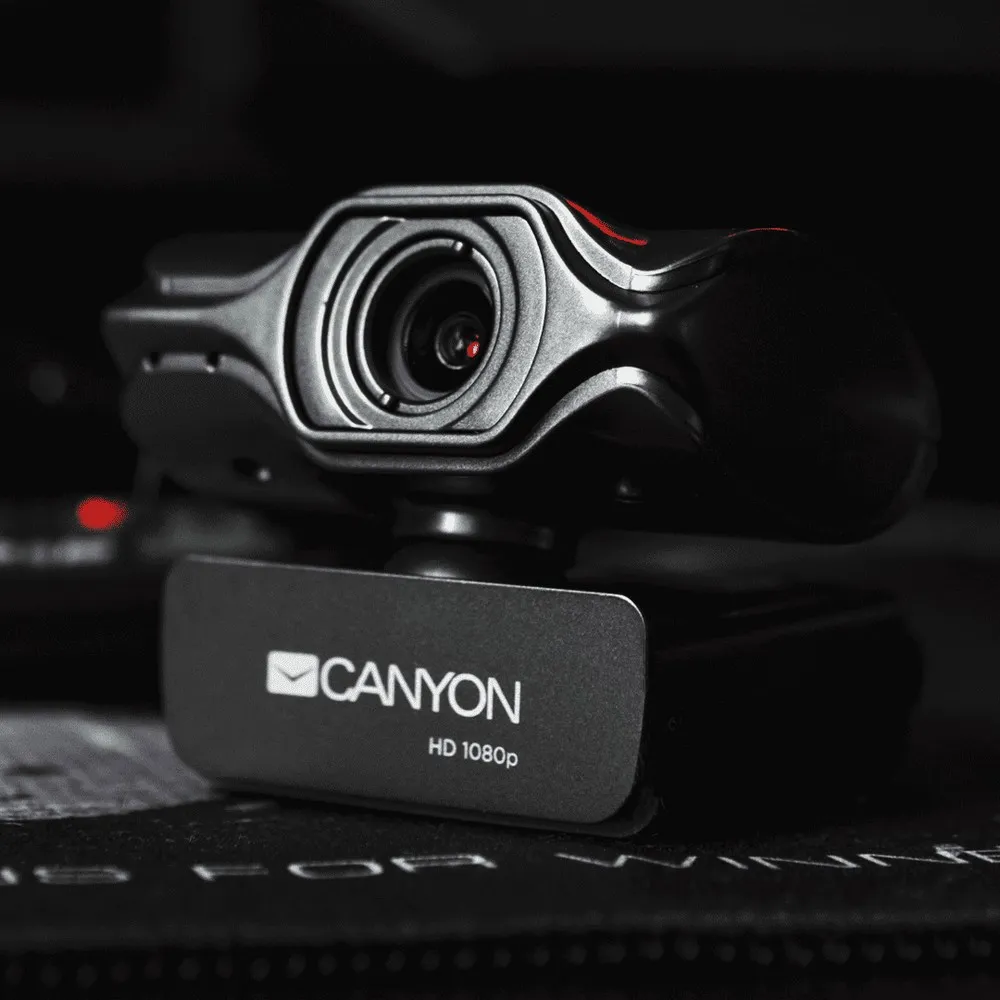 Cameră Web Canyon C6, Quad HD, Negru