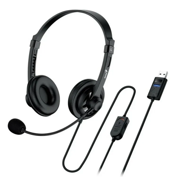 Căști Genius HS-230U, Negru