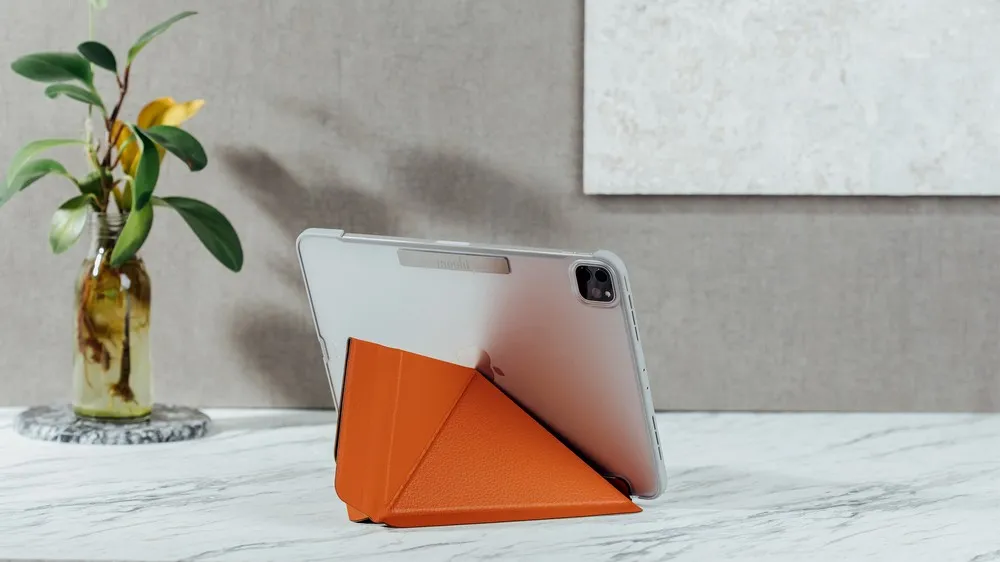 Husă pentru tabletă Moshi VersaCover for iPad Pro 3rd/1st gen, 11", Microfibră, Portocaliu