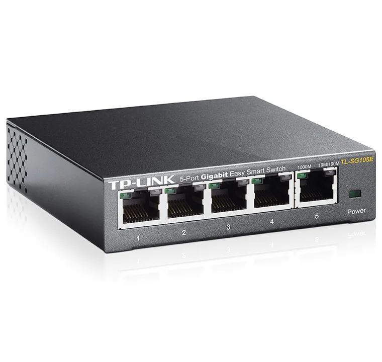 Switch de rețea TP-LINK TL-SG105E, 5x 10/100/1000 Mbps
