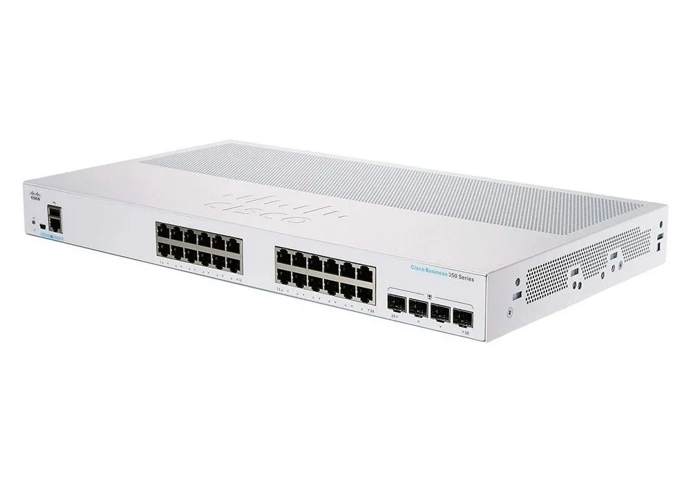 Switch de rețea Cisco CBS350-24T-4X, 24x 10/100/1000 Mbps, 4x SFP+