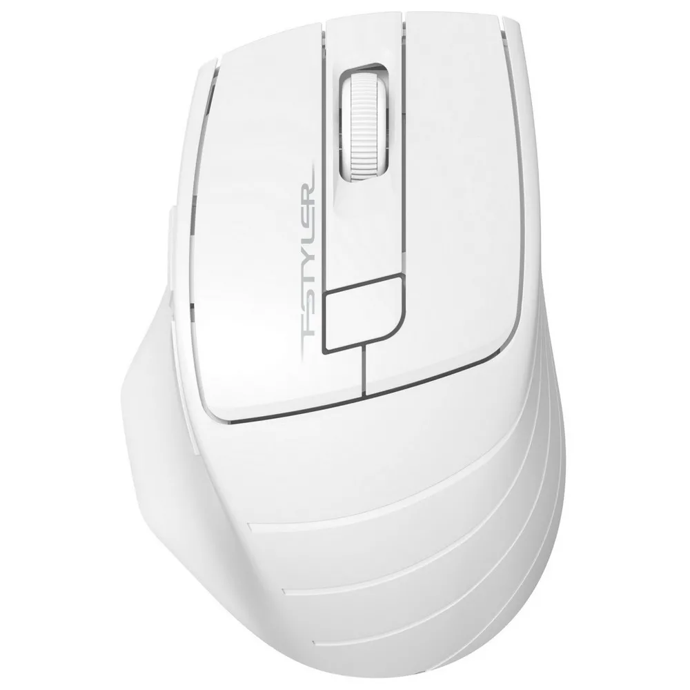 Mouse Wireless A4Tech FG30, Alb/Gri