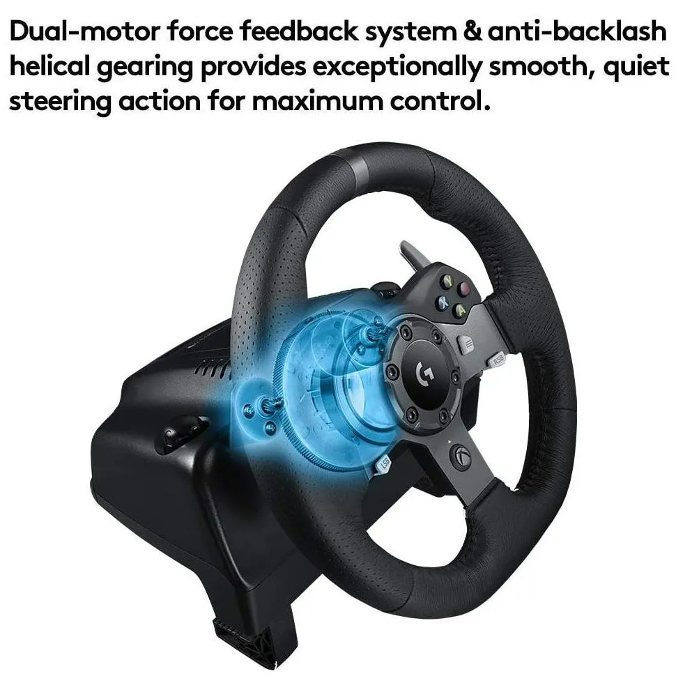 Volan Gaming Logitech G920, Negru