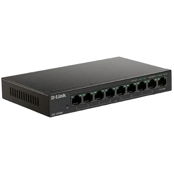 Comutator PoE D-Link DES-1009MP, 8x IEEE 802.3af/at