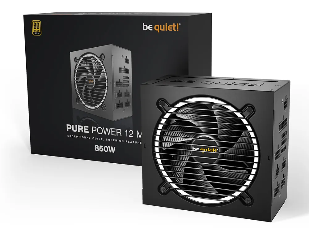 Sursă Alimentare PC be quiet! PURE POWER 12 M, 850W, ATX, Complet modular