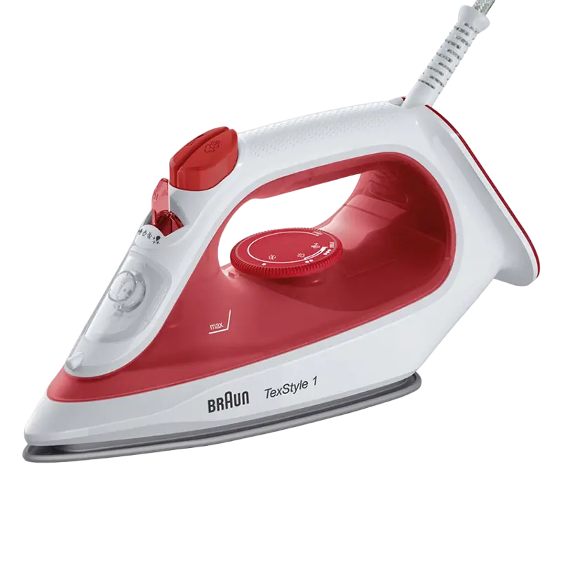 Fier de călcat Braun SI1019RD, 2000W, Roșu | Alb