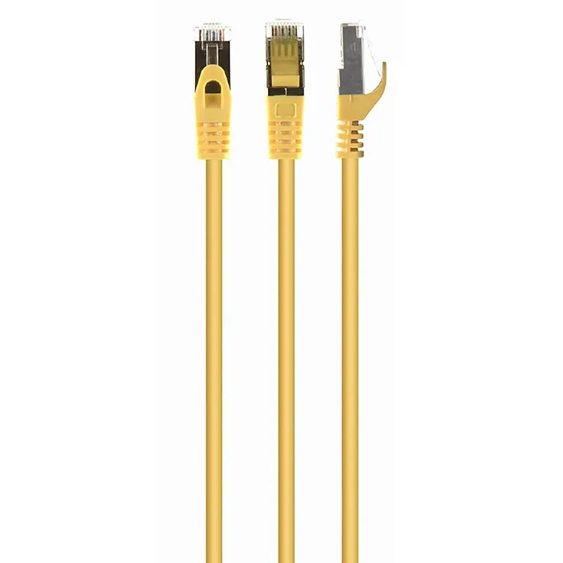 Patch cord Cablexpert PP6-1M/Y, Cat6 FTP , 1m, Galben