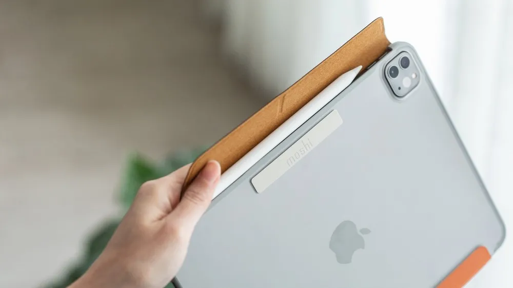 Husă pentru tabletă Moshi VersaCover for iPad Pro 3rd/1st gen, 11", Microfibră, Portocaliu