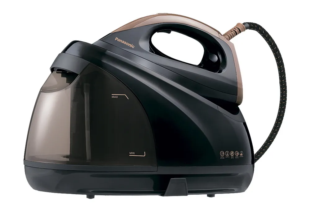 Fier de călcat cu generator de abur Panasonic NI-GT500NTW, 2400W, Negru