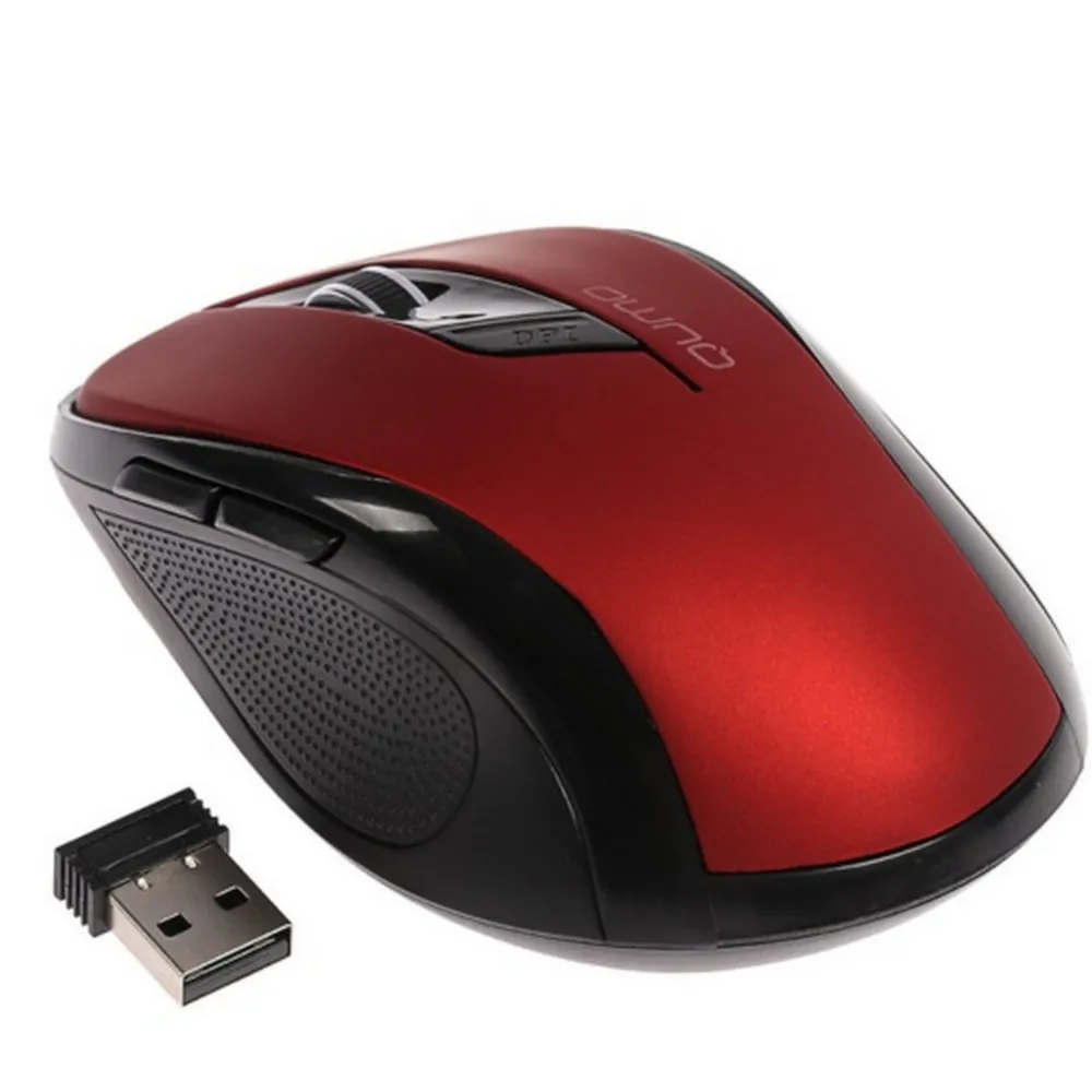 Mouse Wireless QUMO Line, Roșu