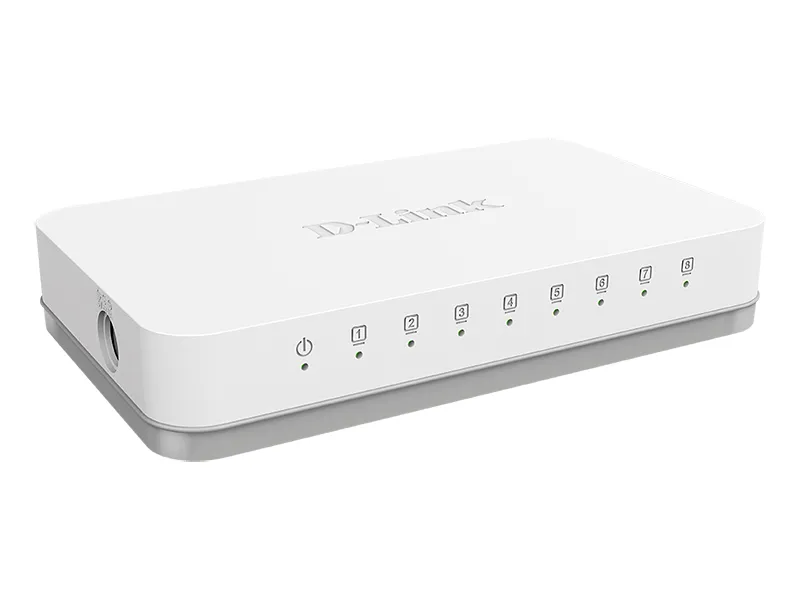 Switch de rețea D-Link DGS-1008A, 8x 10/100/1000 Mbps