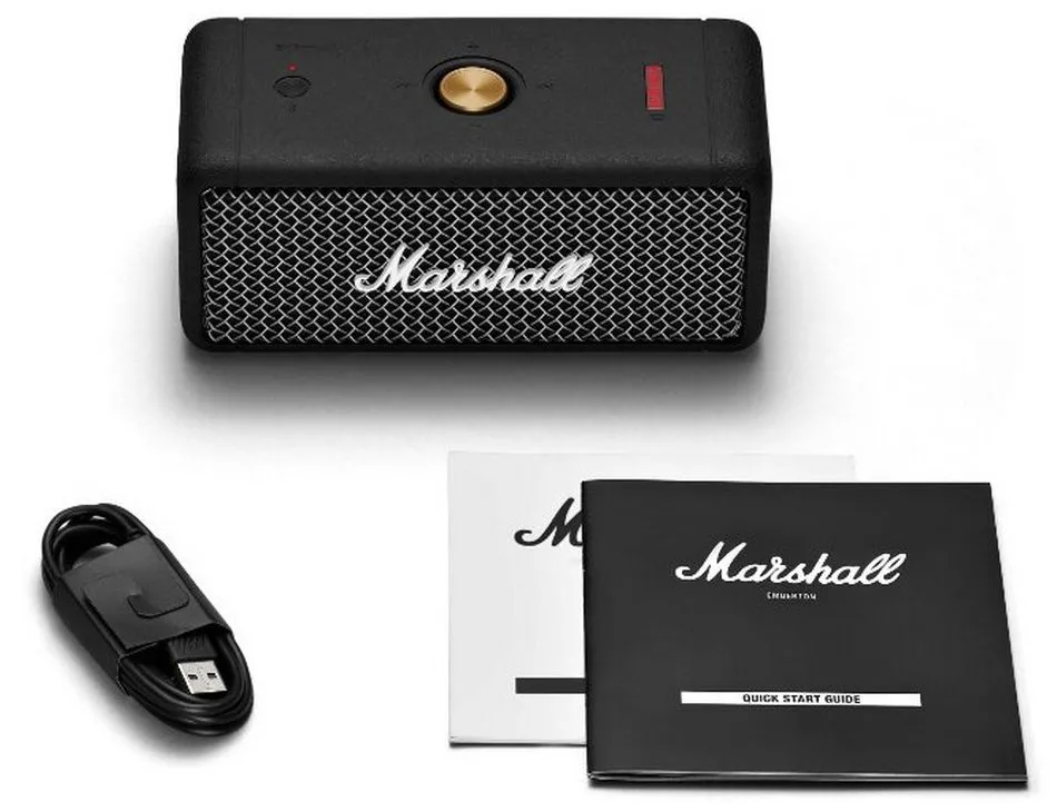 Boxă portabilă Marshall Emberton, Negru