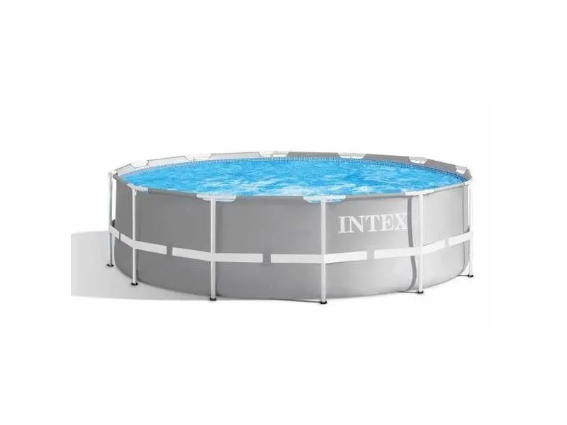 Piscină cu cadru metalic Intex Prism Frame, 8592L, Gri, 26716