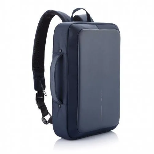 Rucsac pentru Laptop Bobby Bizz, Piele artificială, Albastru închis