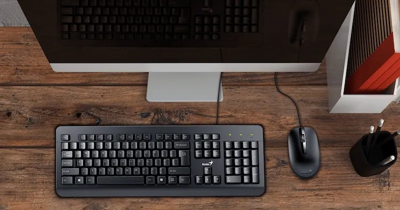 Set Tastatură + Mouse Genius KM-160, Cu fir, Negru