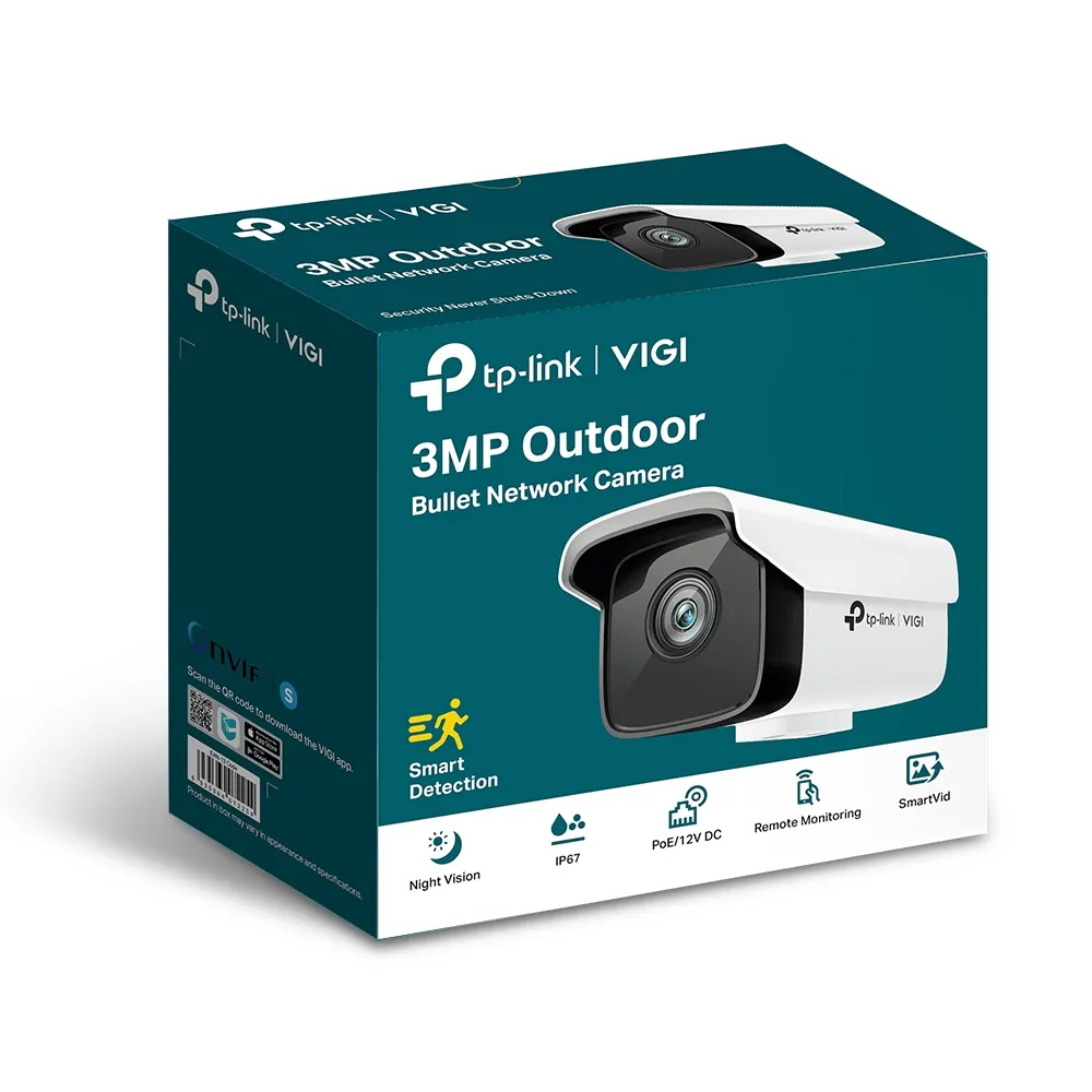 Camera de supraveghere IP TP-LINK VIGI C300HP (6mm), Alb