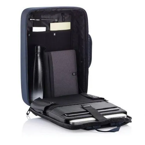 Rucsac pentru Laptop Bobby Bizz, Piele artificială, Albastru închis