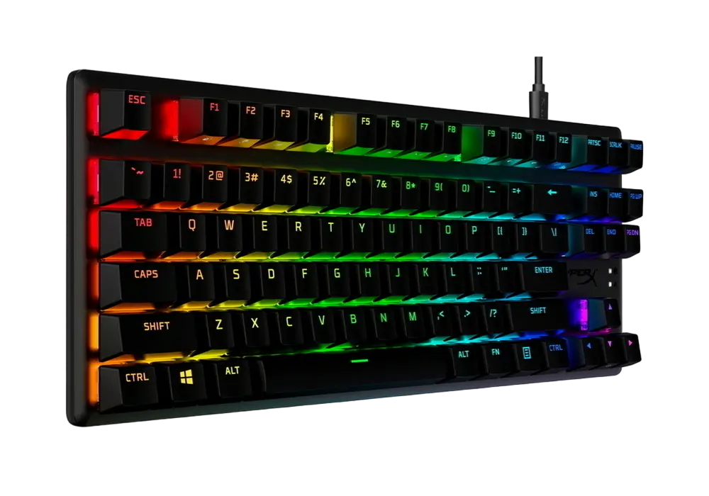 Tastatură HyperX Alloy Origins Core PBT, Cu fir, Negru