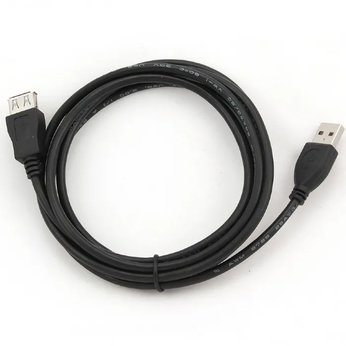 Cablu prelungitor Cablexpert CCP-USB2-AMAF-6, USB Type-A (M)/USB Type-A (F), 1,8m, Negru