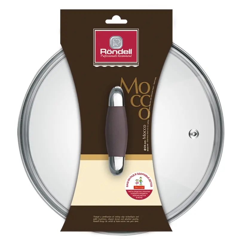 Capac Rondell RDA-533, 24cm, Transparent