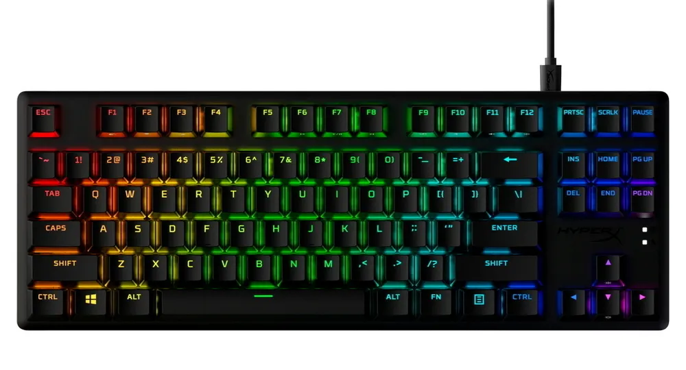 Tastatură HyperX Alloy Origins Core PBT, Cu fir, Negru