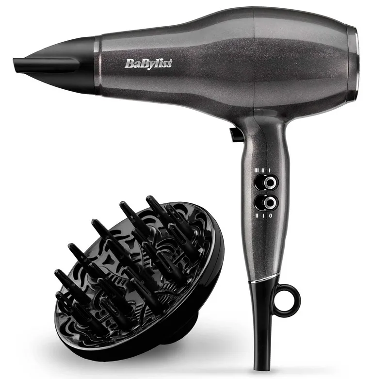 Uscător de păr BaByliss Platinum Diamond D6490DE, 2300 W, Argintiu