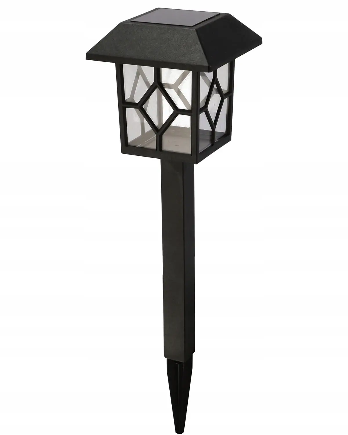 Lampa de gradina JUMI cu panou solar (forma felinar)