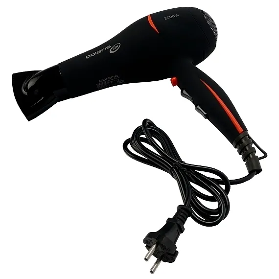 Uscător de păr Polaris PHD 2038Ti, 2000 W, Negru