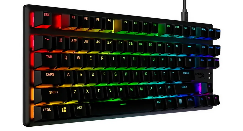 Tastatură HyperX Alloy Origins Core PBT, Cu fir, Negru