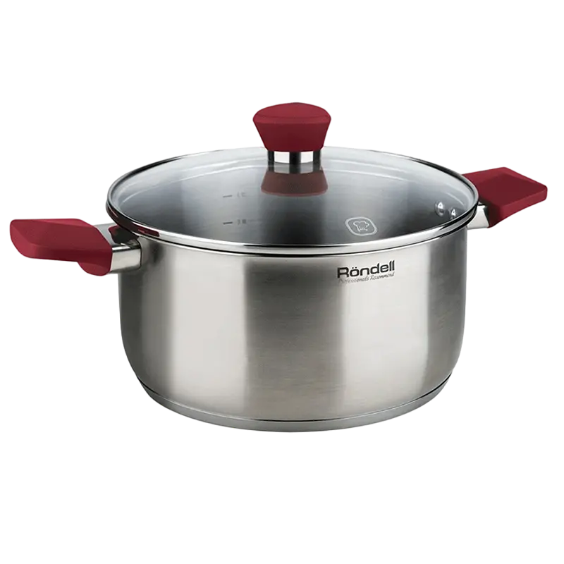 Set de vase Rondell Strike, 4,8L, 24cm, Oțel inoxidabil