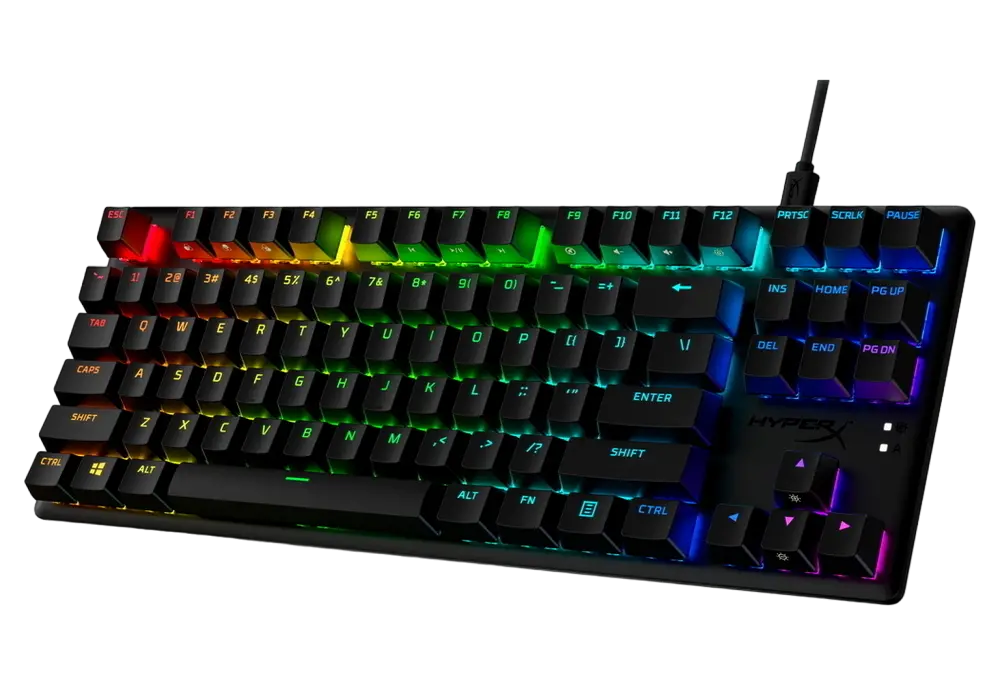 Tastatură HyperX Alloy Origins Core PBT, Cu fir, Negru