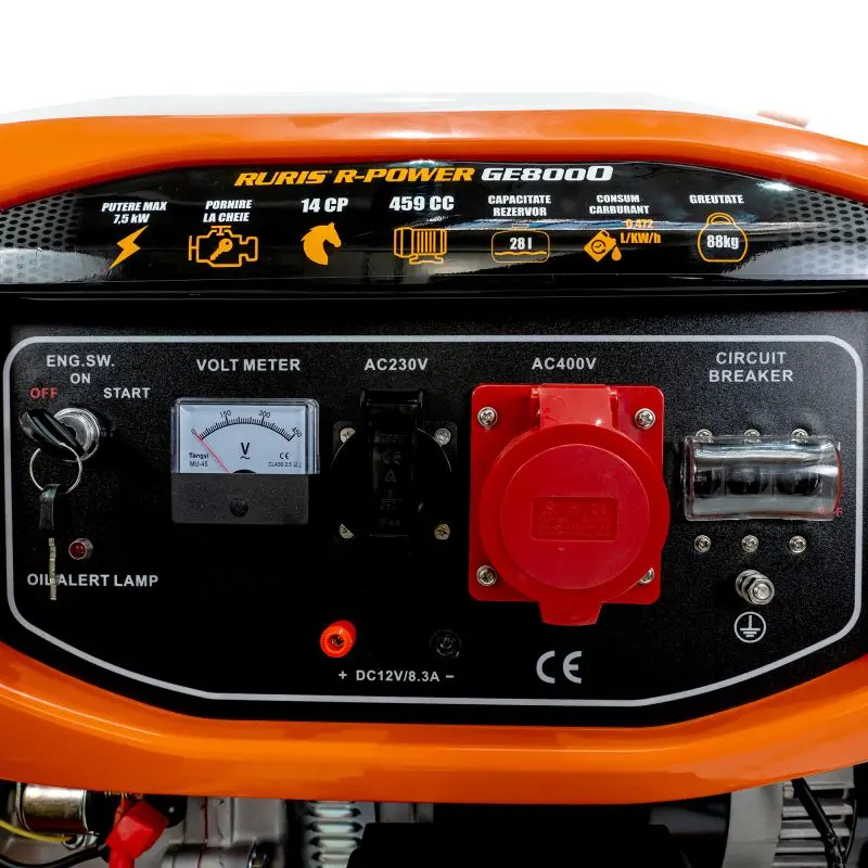 Generator electric pe benzina Ruris GE 8000 (industrial)