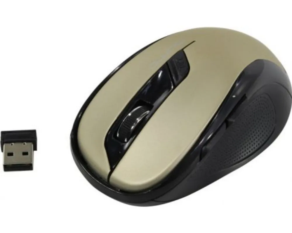 Mouse Wireless QUMO Line, Bronz