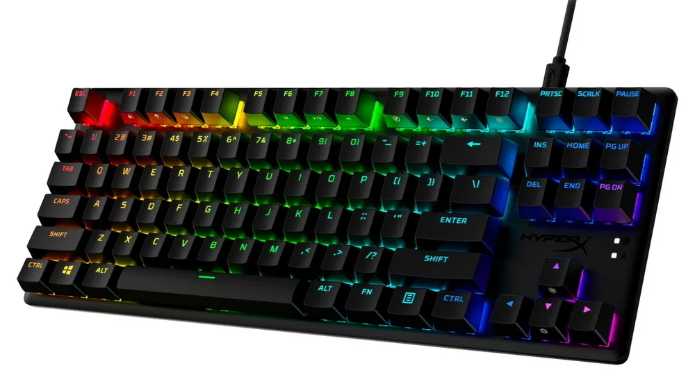 Tastatură HyperX Alloy Origins Core PBT, Cu fir, Negru