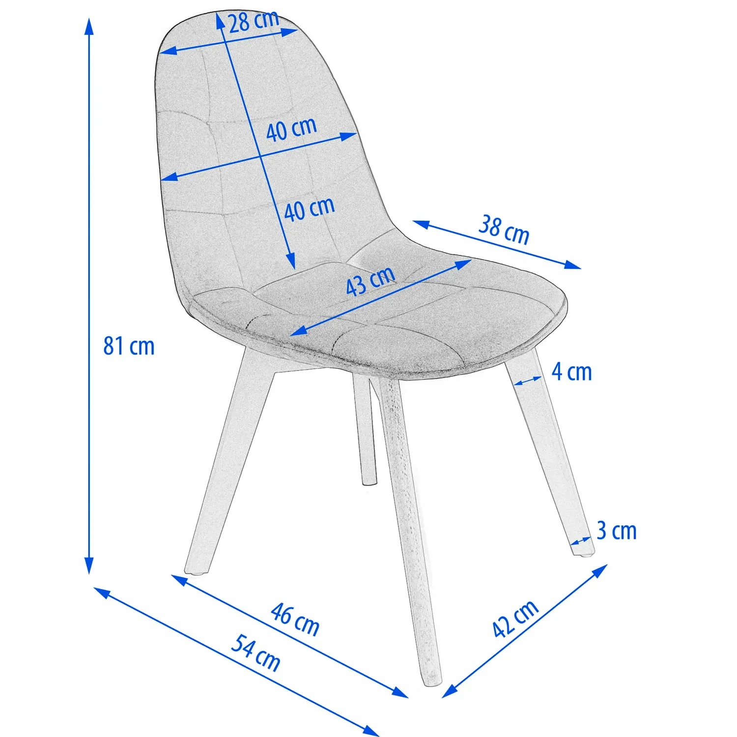 Scaun JUMI COLIN (verde)